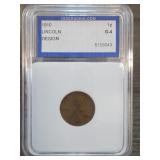 1910 Lincoln Wheat Cent, G-4