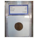 1912 Lincoln Wheat Cent, G-4