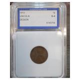 1913 Lincoln Wheat Cent, G-4