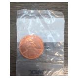 9Fine Mint 1 oz Lincoln Penny Copper Round