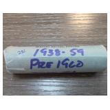 1938-59 Roll of Jefferson Nickels