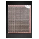 Deutsches Reich postal Dienstmarke Sheet