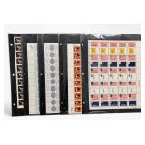 Lot of 5 U.S. & Foreign Stamp Sheets