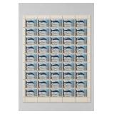 United States Post Office Department Stamp Sheet