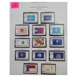 United States Postal Service Lot State-Flag Stamps