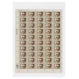 1973 Set of 55 United States Postal Sawyer Sheet