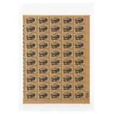 United States Post Office Department Stamp Sheet