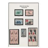 United States Post Office Centennial Stamps