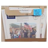 History of America in Stamps, 8 Panels