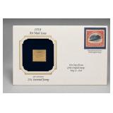 1918 22kt Gold 24¢ Inverted Jenny Replica