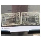 Pair of United States Post Office Delivery Stamps