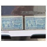Pair of United States Post Office Delivery Stamps