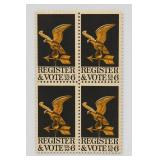 United States Post Office Department Stamp Block