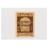 Fiume provisional postal Postage Stamp