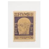 Fiume 50 Centesimi di Lira Stamp