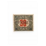Magyar Királyi Posta 1918 Fiume Postage-Due Stamp