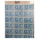 United States Post Office Department Stamp Pane