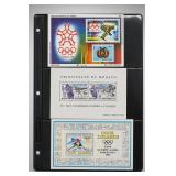 3 Olympic Philatelic Sheets