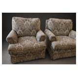 Pair of Matched Paisley Armchairs
