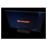 60in Sharp Flat-Screen TV with Base Stand