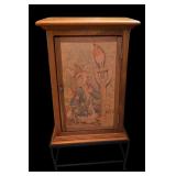 Peter Rabbit Wooden Display Cabinet on Metal Stand