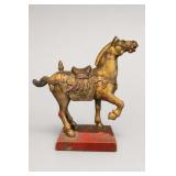 Tang-Style Prancing Horse Decor