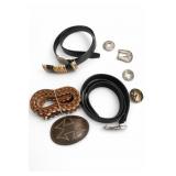 Assorted Belts, Buckles & Accessories