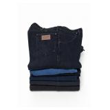 Lot of 5 Pairs of Wrangler Jeans, Size 35 x 32