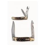 Pair of Lot of Schrade Uncle Henry Knives, 877UH