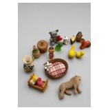 Lot of Mixed Miniature Figurines and Decor