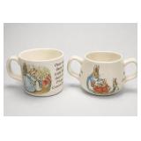 Pair of Wedgwood Peter Rabbit Mugs