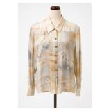 Escada Silk Blouse, Size 38