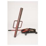 Lot of Garage Tools with Floor Jack