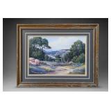 H. Murray Signed Framed Bluebonnet Print