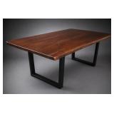 Large Mango(?) Wood Dining Table