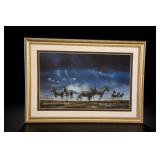 Framed Zebra Wildlife Print