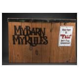 Mixed Barn Sign(s)