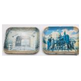 llustrated Metal Trays