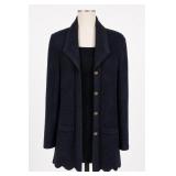 St. John Collection St. Gray Cardigan, Size 10