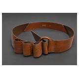Neiman Marcus Embossed Belt, Size 75