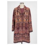 Soft Surroundings Paisley Jacket, Size S