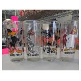 Warner Bros. Looney Tunes Set of 4 Glasses