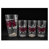 4 Applause California Raisins Tumblers