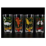 Four Twelve Days of Christmas Glasses