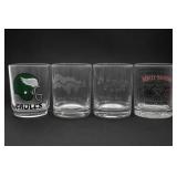 Lot of 4 Themed Promotional Tumblers
