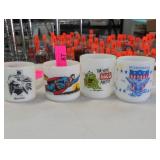 Lot of 4 Batman, Superman & Bicentennial Mugs
