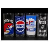 Set of Four Pepsi / Promotional Tumblers