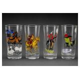 Lot of 4 1976 Bicentennial Glass Tumblers