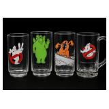 Lot of Four Ghostbusters & Character Glasses