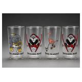 Lot of 4 Cartoon Sports Tumblers